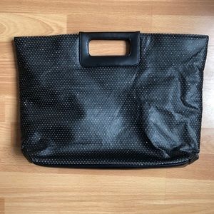 VICTORIA’s SECRET — black sparkle hand/evening bag